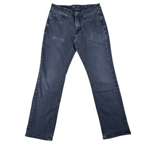 BKE Jake‎ Straight Mens 30x32 Black Denim Jeans Cotton Blend Stretch